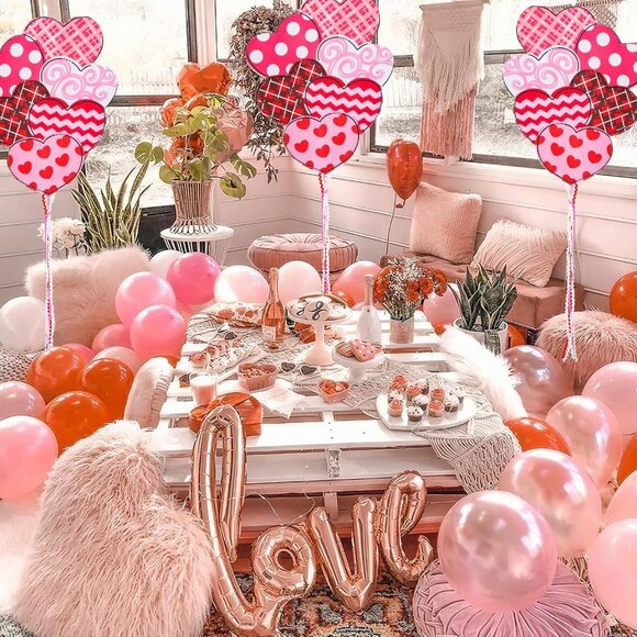 Valentine Garden Flag Outdoor Decorations for Outside Double-Sided Printed, Pink - Picture 7 of 7